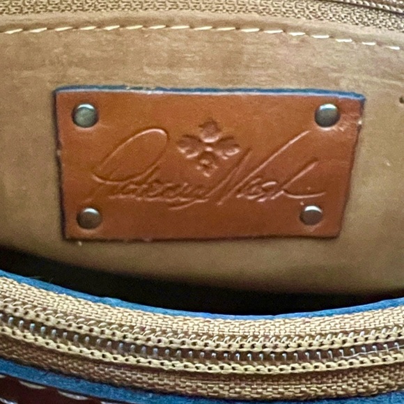 Patricia Nash Vintage Floral Leather Bag with Detachable Crossbody Strap - Picture 12 of 14